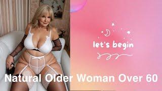 Natural Old Women  Elegance of retro lingerie   #style #beauty #naturalwoman