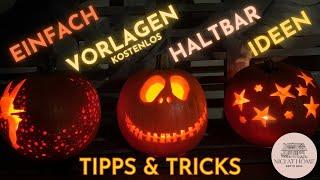 Carving Halloween pumpkins: instructions - preservation - ideas - templates - tips & tricks