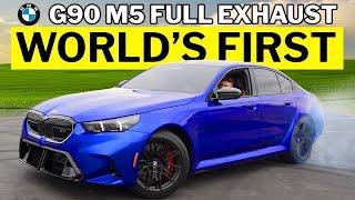 THE WORLDS FIRST BMW G90 M5 EXHAUST! Valvetronic Designs BMW G90 M5 Valved Sport Exhaust System