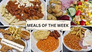 Meals of the week  family of 6   reallife durin the summer holidays  feeding children with autism