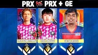 PRX Jinggg Met GE SkRossi in Radiant Lobby Ranked Against PRX Something | Valorant