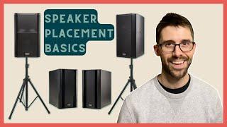 Speaker Placement Basics For Small Concerts, DJ's, and Portable Churches