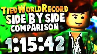 Tied to The FRAME - WiiSuper vs Zacc | LEGO Star Wars TCS Free Play Speedrun World Record Comparison