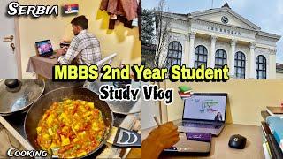 STUDY VLOG - Life of a 2nd year mbbs student in serbia  | mbbs abroad | medicoinfo