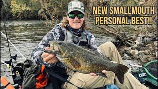 My Biggest Smallmouth Bass Yet!! Amazing River Fishing In Tennessee