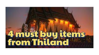 "4 MUST-BUY ITEMS IN THAILAND! (You Won’t Believe #3!)"