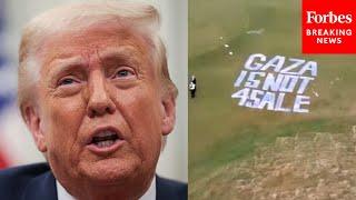 WATCH: Aerial Footage Shows Pro-Palestine Activists' Vandalism At Trump’s Scotland Golf Course