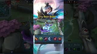 Ling Best Build 2024 mlbb  #mobilelegends #ling #savage