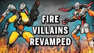 Every LEGO Hero Factory FIRE VILLAIN Built Better