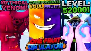 Using The STRONGEST FRUITS To Get Max Level (52,000) In Roblox One Fruit... Here's What Happened