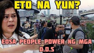 EDSA PEOPLE POWER , MUKHANG KAWAWA- 17 LANG ANG PUMINTA- VLOGGER PA YUNG 8