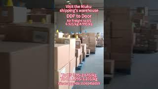 Today I visited the Niuku shipping warehouse and saw how the goods were loaded into the containers.