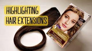 How to : Highlight your hair extensions