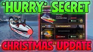 New *SECRET* Fisch Update! - FREE Boat, NEW Codes, New Boats! Fisch New Update! (Roblox Fish)