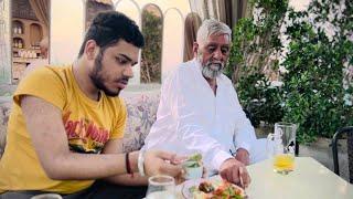 Serving food to my grandfather || mohit foodie || food video