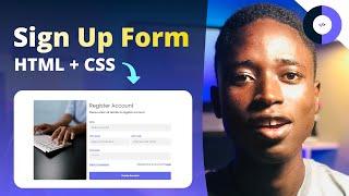 Creating a Signup Form with HTML and Pure CSS: A Beginner's Guide