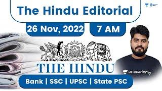 The Hindu Newspaper Editorial Analysis | 26 November 2022 | Vishal Parihar