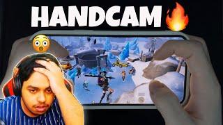 Kinganbru is watching me “King of screen shake reflex” | Daxua 5 Finger Handcam GAMEPLAY | BGMI