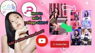 How to edit 4 collage video ? by @Light_Moshi check description of this video #like #share