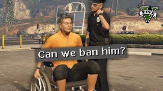 I Got Banned For Driving A Wheelchair In GTA RP