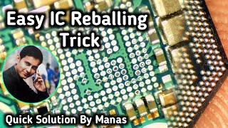 IC Reballing আইসি রিবলিং এতো সহজ! কুইক সলিউশন বাই মানস