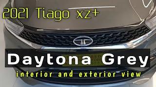 2021 Tata tiago xz+ Daytona Grey interior and exterior view | @travelwithshalz