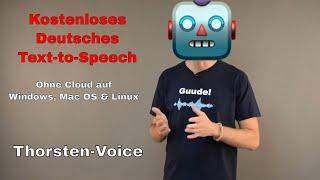 Deutsche Sprachausgabe (TTS/Text-to-Speech) mit Thorsten-Voice