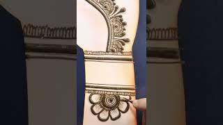 Stylish Simple Mehndi Design | Mehndi design #mehndi #youtubeshorts #henna #viral