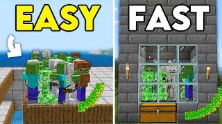 BEST MOB XP FARMS in 1.21 Minecraft Bedrock !