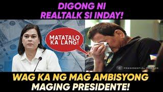 MATIGAS ANG ULO NYAN NI INDAY! DATING PANGULO DUTERTE MAY PAYO KAY SARA DUTERTE!