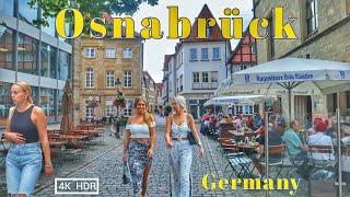 Do you want to visit the famous beautiful city Osnabrück in Germany, see a walking tour 4K HDR