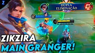 ACHO QUE JÁ FUI MAIN GRANGER E NÃO TO SABENDO! - GRANGER GAMEPLAY | Mobile Legends