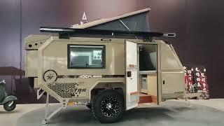 njstar rv campertrailer desert custom color off road trailer walk through #traveltrailer #offroad4x4