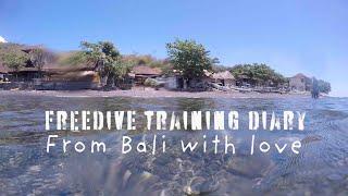 Freedive training diary from Bali with love - week 1 / Freediving deeper / Girls that freedive