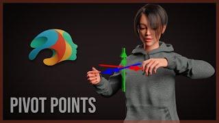 Adjusting Pivot Points on Objects in Daz Studio