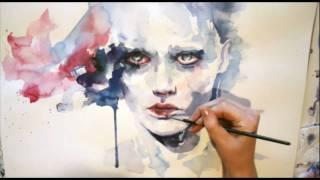 Portrait watercolor - Speed painting