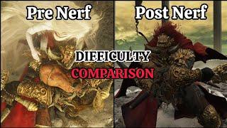 Is Post Nerf Radahn Really Too Easy? - Aggression comparison