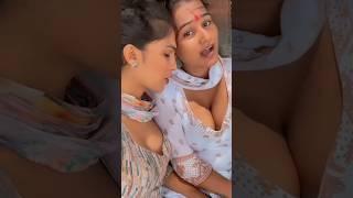 Two Desi Hot Tiktoker Sisters Full Mast Maal Pataka Videos Cleavage Show Cute Big Momay #fullmasti