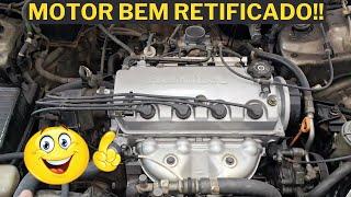 Honda Civic 2000 c/  Motor Bem Retificado - Dicas de Retífica e Reset da Marcha Lenta