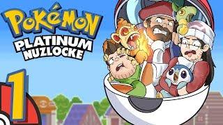 Pokemon Platinum NUZLOCKE Part 1 - TFS Plays