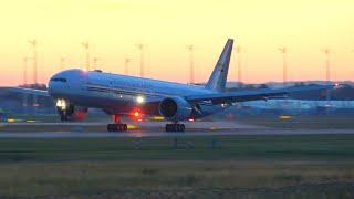 [4K] G7 Summit! | INDIA 1 Boeing 777-300ER (K7066) Arriving with Narendra Modi Onboard at Munich!