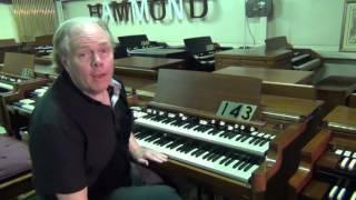 Hammond B-3 selection at Keyboard Exchange International #1