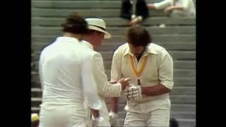 Rodney Marsh  and Ray Bright complimenting each other vs West Indies