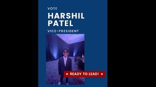 HARSHIL PATEL 2023 VP CAMPAIGN VIDEO‼️‼️‼️