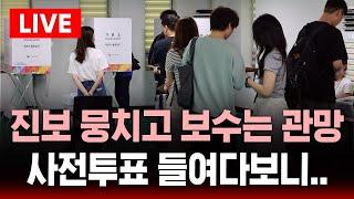 진보 뭉치고 보수는 관망 - 뜨거웠던 사전투표 들여다보니 | SBS 대선 라이브
