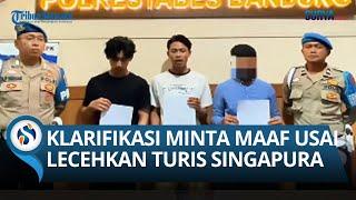 TAMPANG 3 Pelaku Pelecehan WNA Singapura di Braga Bandung Tertangkap Polisi, KLARIFIKASI Minta Maaf!