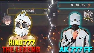 The PC legend King 777 FF Vs @ak777ff King 777 is backCan I Defeat atleast 1Round with king?