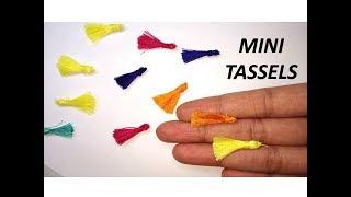 How to make mini tassels // DIY tassels at home // How to make mini tassels at home very easy