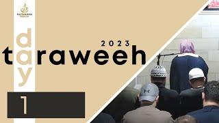 Day 1: Live Taraweeh (2023) ||  Ustadh Muhammad Huzaifah, Hafidh Asad & Hafidh Hassan