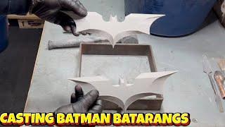 Sand Casting Batman Batarangs - Let's Cook! - Ingot Joe